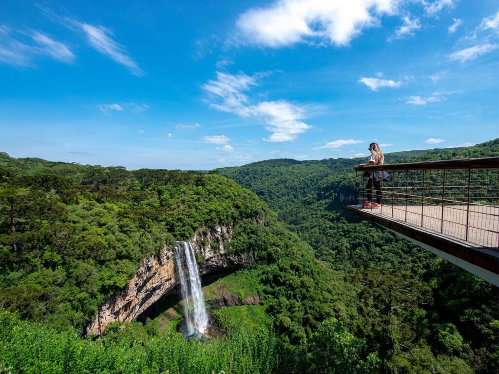 Imagem da Cascata do Caracol em Gramado