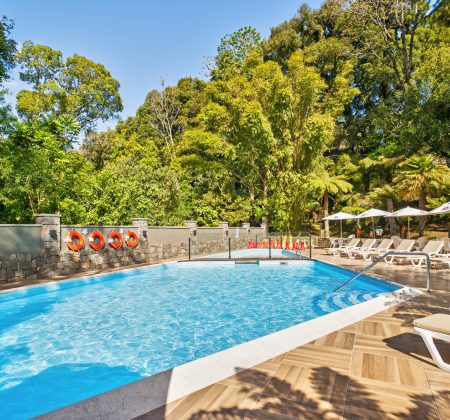 Piscina infantil externa aquecida em Gramado